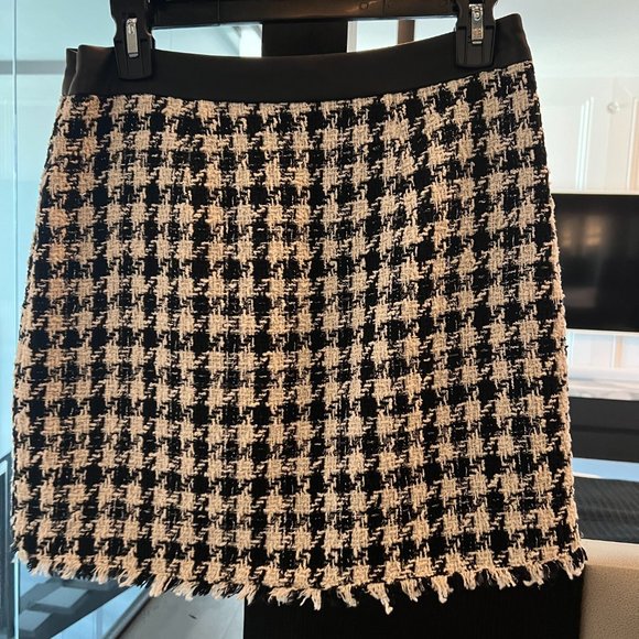 Generation Love Asher Tweed Combo Skirt  Asher Tweed Combo Skirt size 4 like new - Picture 6 of 7